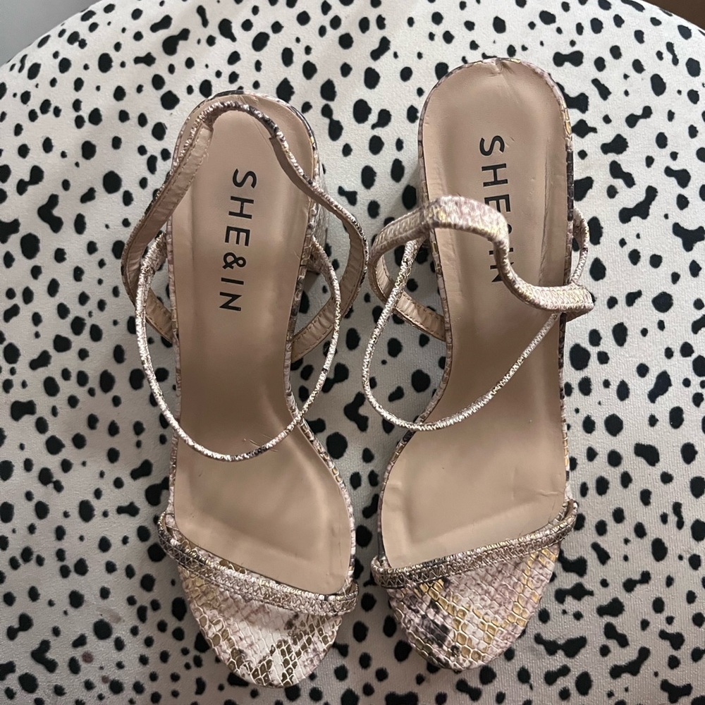 Shein block heels